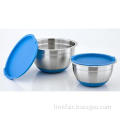 Stainless Steel Mixing Bowl  with color plastic Lid